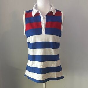 Polo by Ralph Lauren Colorblock Tank Top - Red, Blue, White
